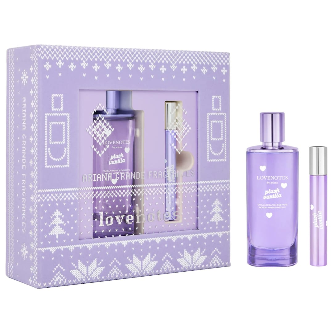 Ariana Grande > Lovenotes Plush Vanilla Perfume Set