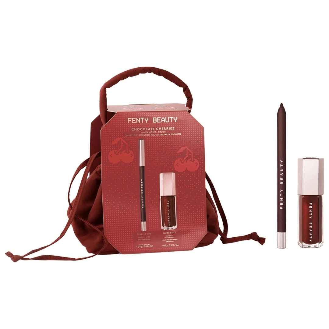 Fenty Beauty > Chocolate Cherriez Lip Set + Pouch