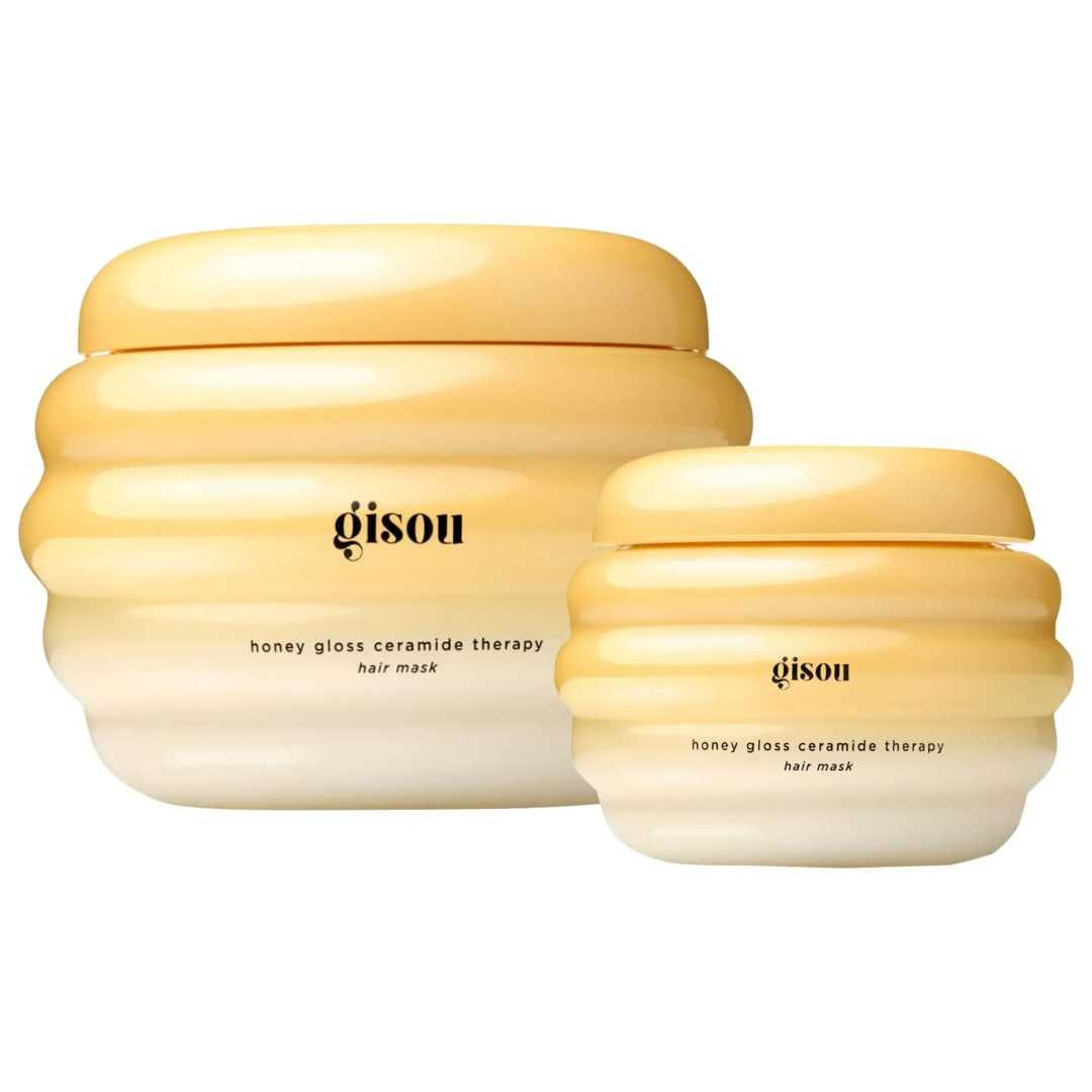 Gisou > Honey Gloss Ceramide Therapy Hydrating Hair Mask Duo