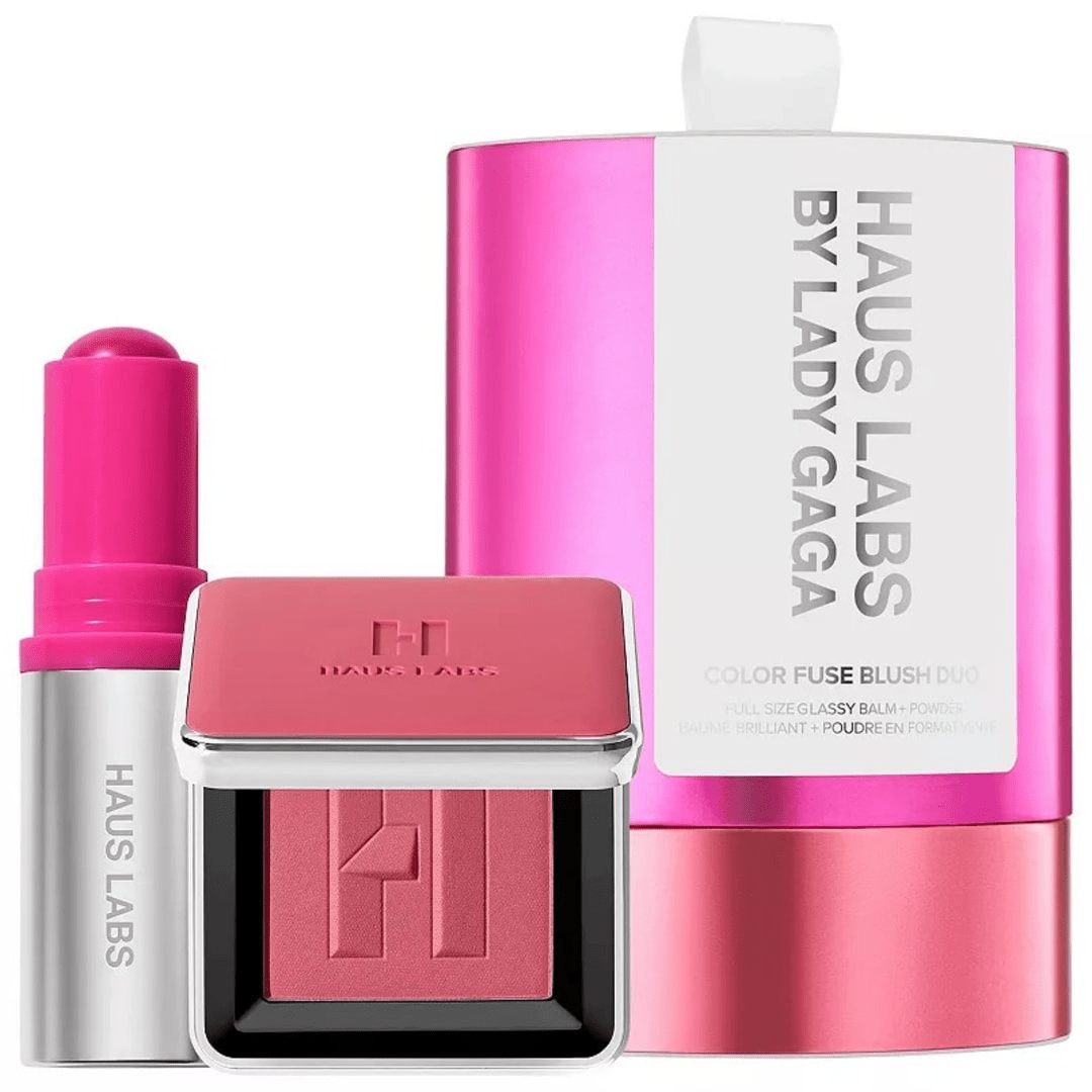 Haus Labs > Haus Labs × Lady Gaga Color Fuse Glassy Blush Balm Stick + Powder Blush Set