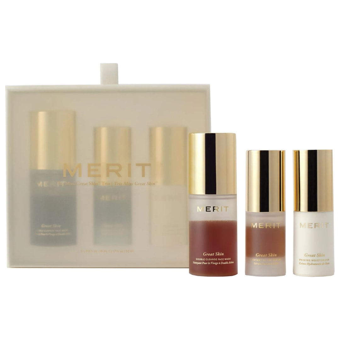 Merit > Great Skin Skincare Essentials Mini Set