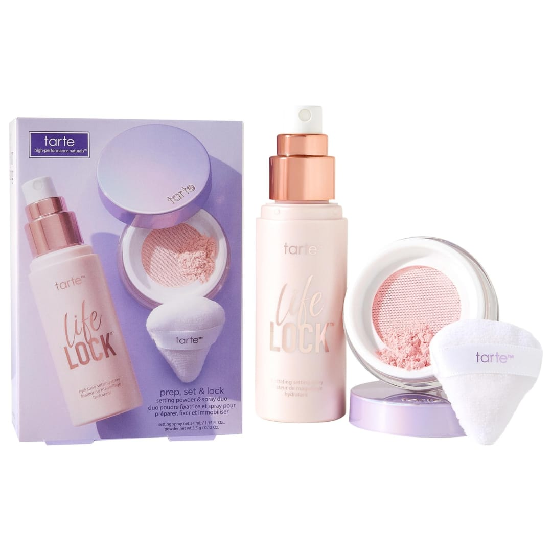 Tarte > Prep, Set & Lock Setting Powder & Spray Duo