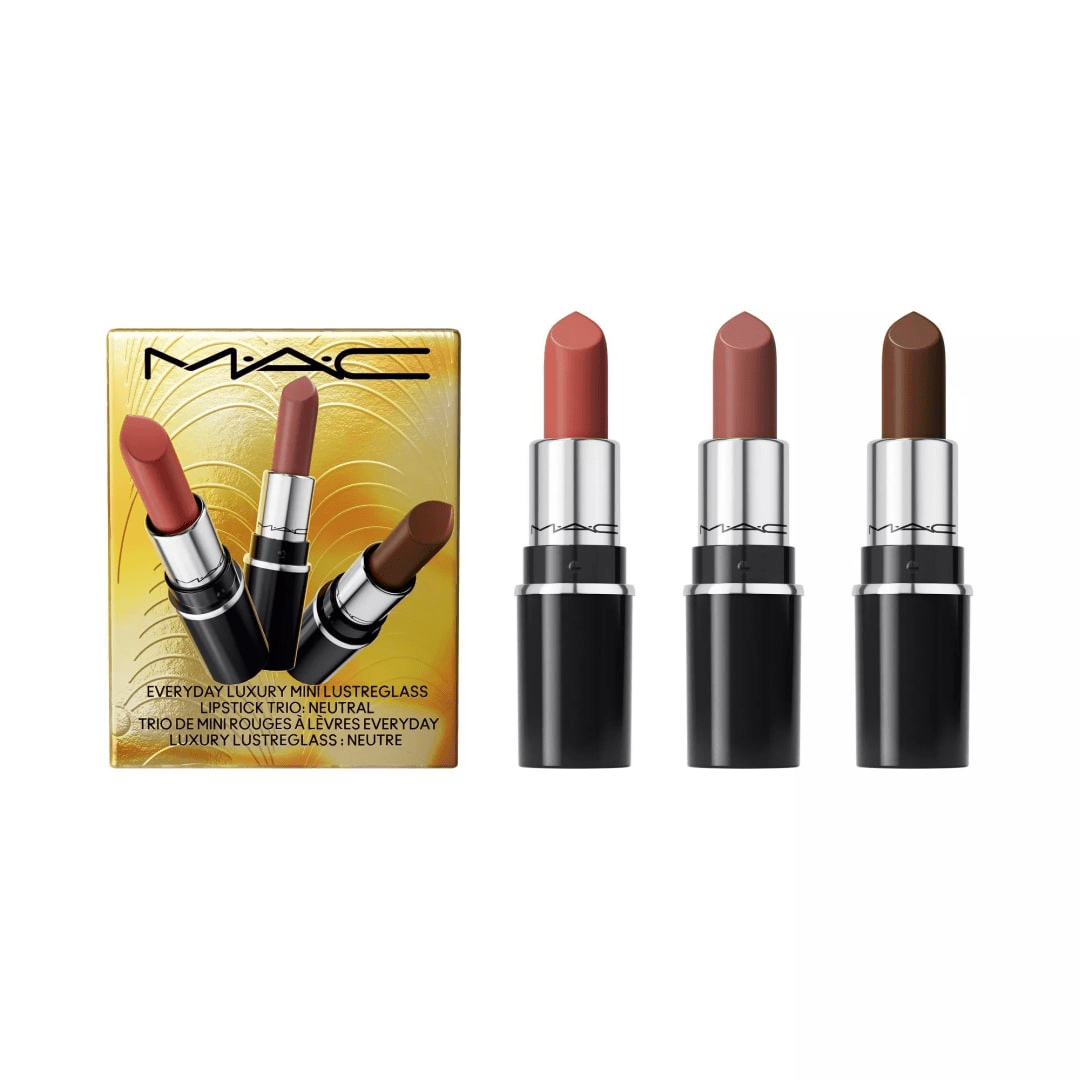 MAC > Everyday Luxury Mini Lustre Glass Lipstick Trio