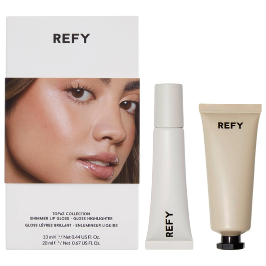 Refy > Topaz Collection: Shimmer Lip Gloss & Liquid Highlighter Set