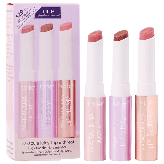 Tarte > Maracuja Juicy Triple Threat Mini Trio
