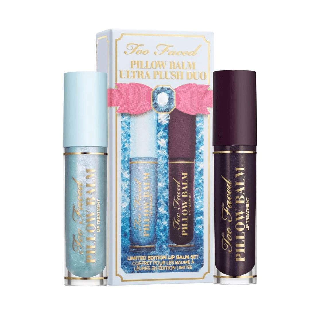 Too Faced > Ultra Plush: Pillow Balm Lip Balm Duo