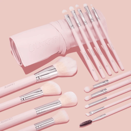 Colourpop > Smoke 'N Roses Brush Roll Face & Eye Brush Set